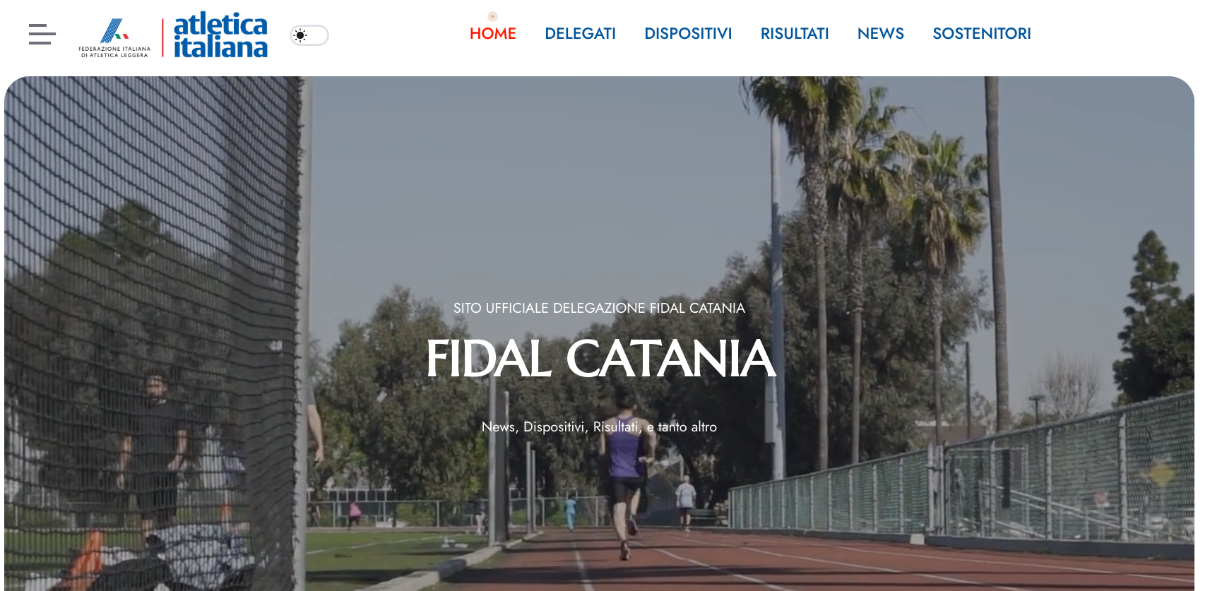 Il sito www.fidalcatania.it si rinnova