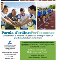 1° Seminario informale sulla Motivazione Sportiva